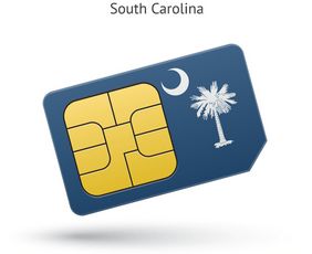 Сим карта США штат Южная Каролина для приема СМС